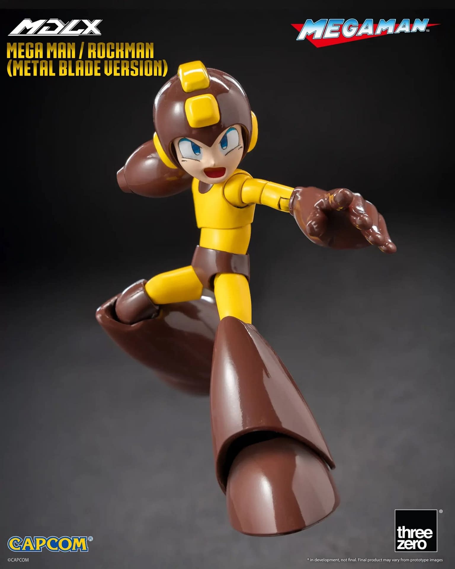 Threezero Announces New MDLX Mega Man (Metal Blade Version) Figure 