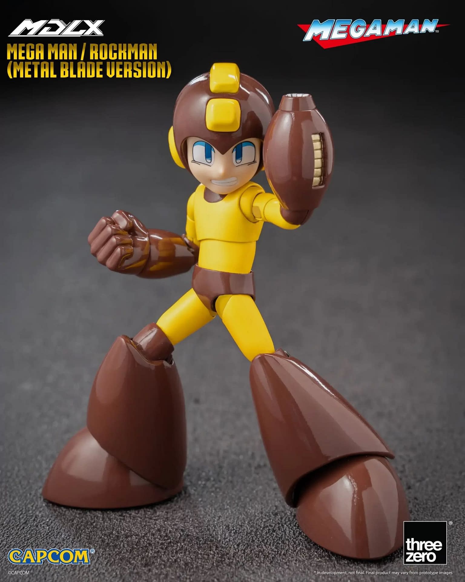 Threezero Announces New MDLX Mega Man (Metal Blade Version) Figure 