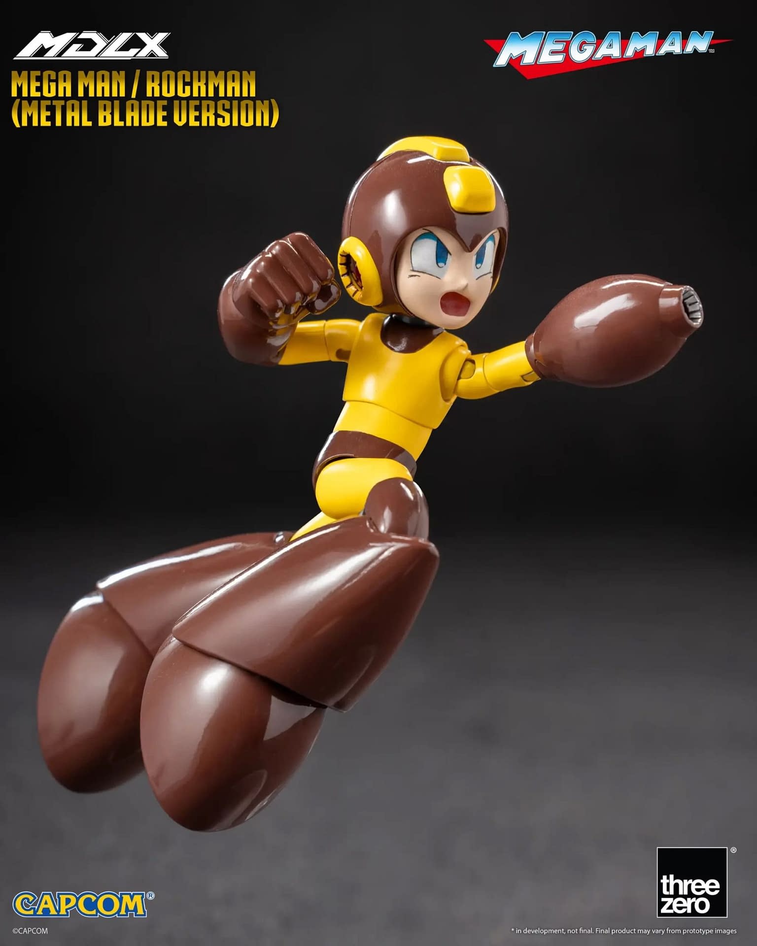 Threezero Announces New MDLX Mega Man (Metal Blade Version) Figure 