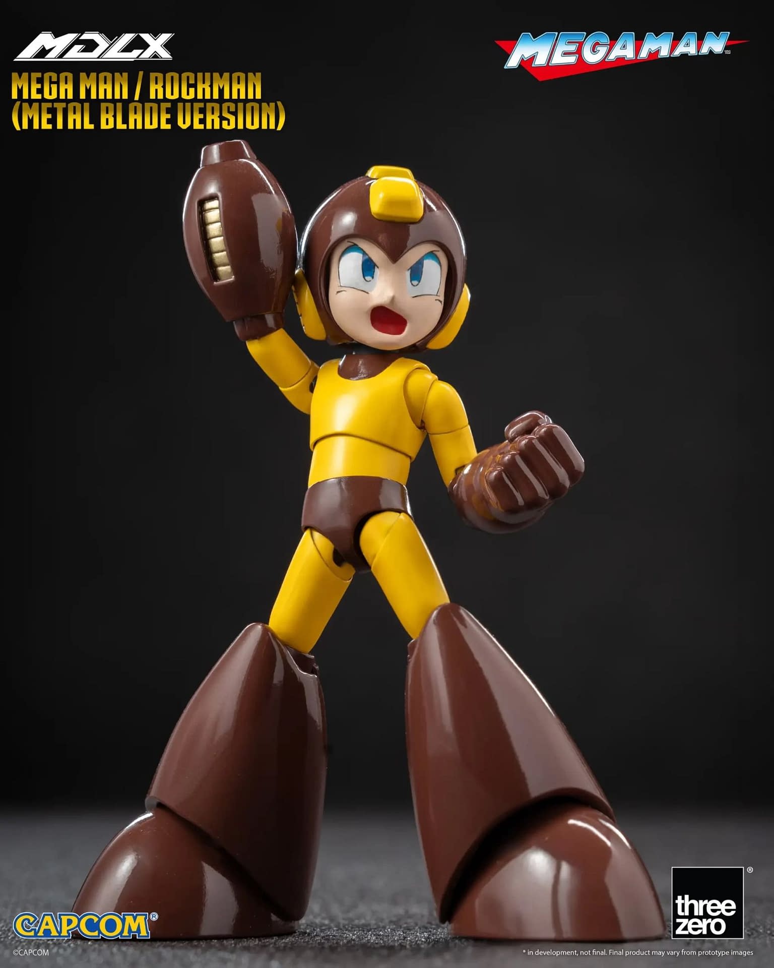 Threezero Announces New MDLX Mega Man (Metal Blade Version) Figure 