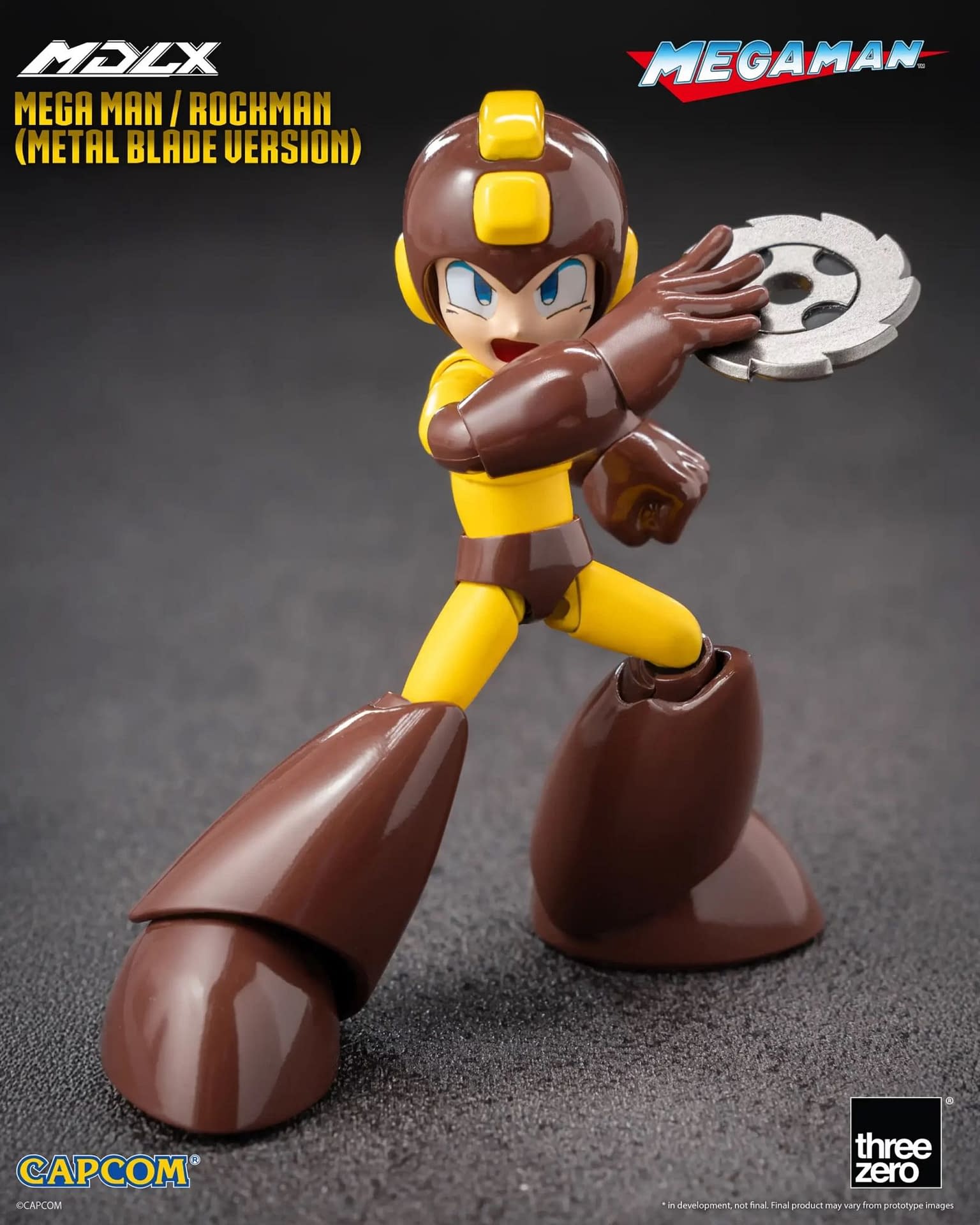 Threezero Announces New MDLX Mega Man (Metal Blade Version) Figure 