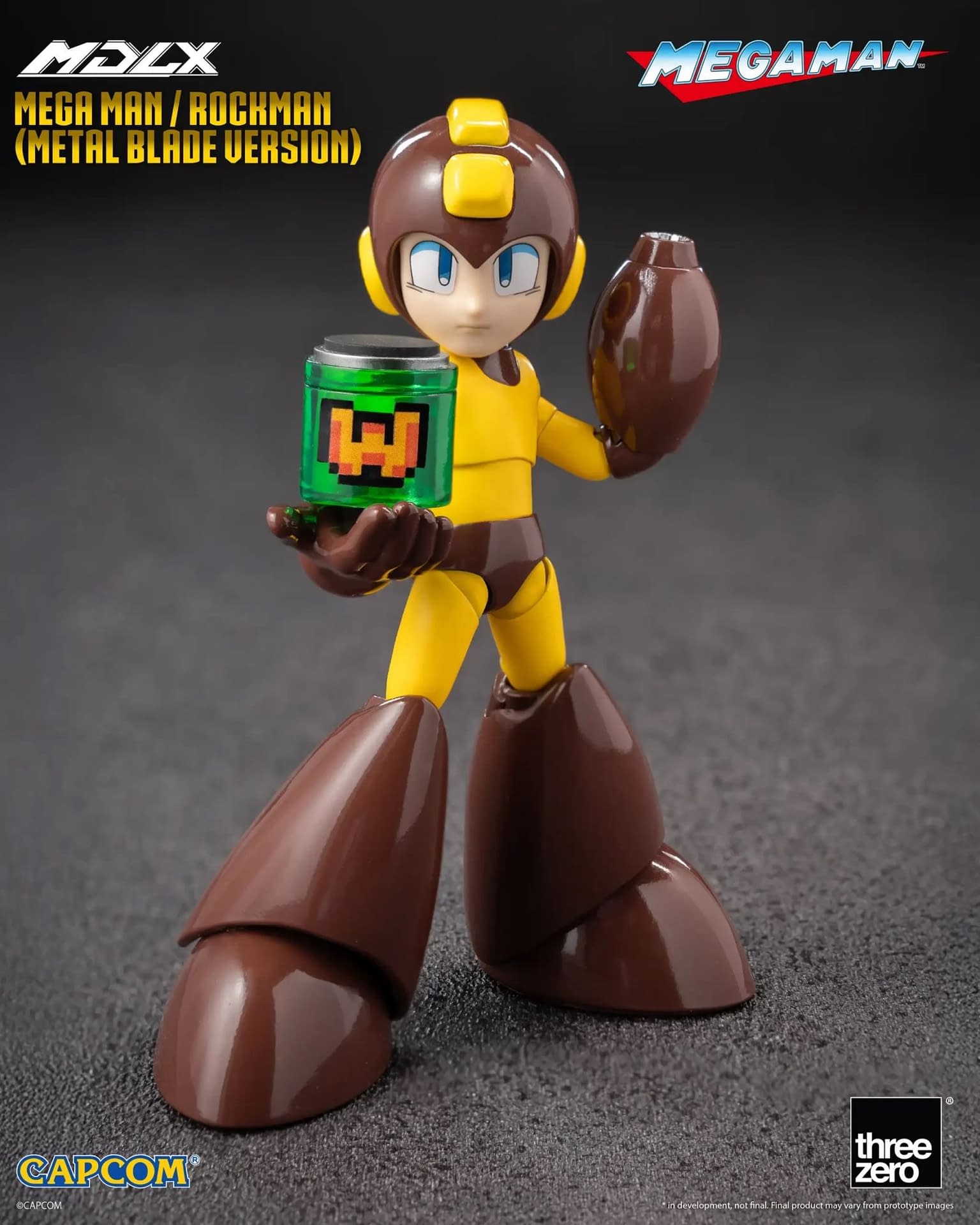 Threezero Announces New MDLX Mega Man (Metal Blade Version) Figure 