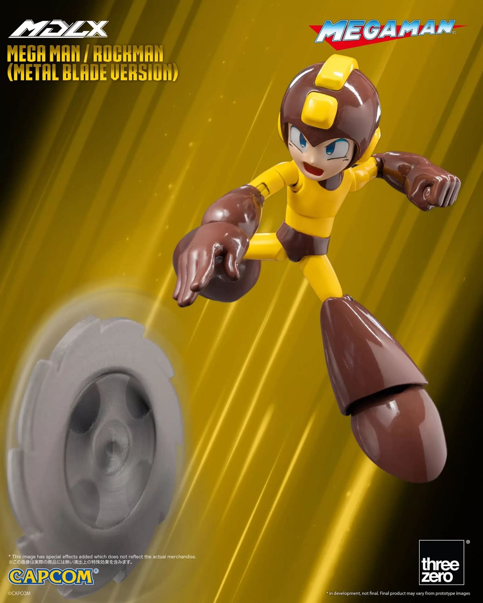Threezero Announces New MDLX Mega Man (Metal Blade Version) Figure 