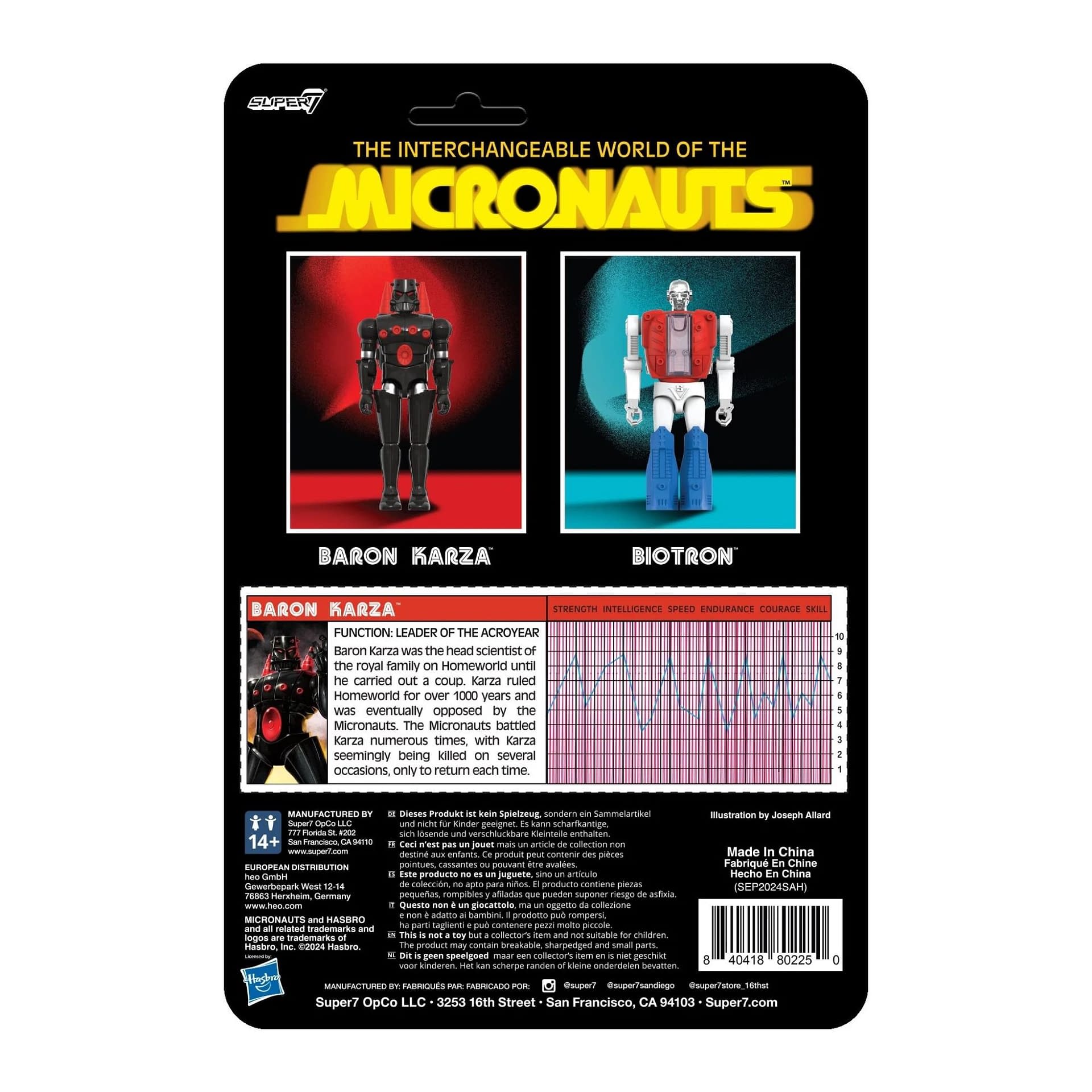Evil Rises as Super7 Unveils New Baron Karza Microauts ReAction Figure