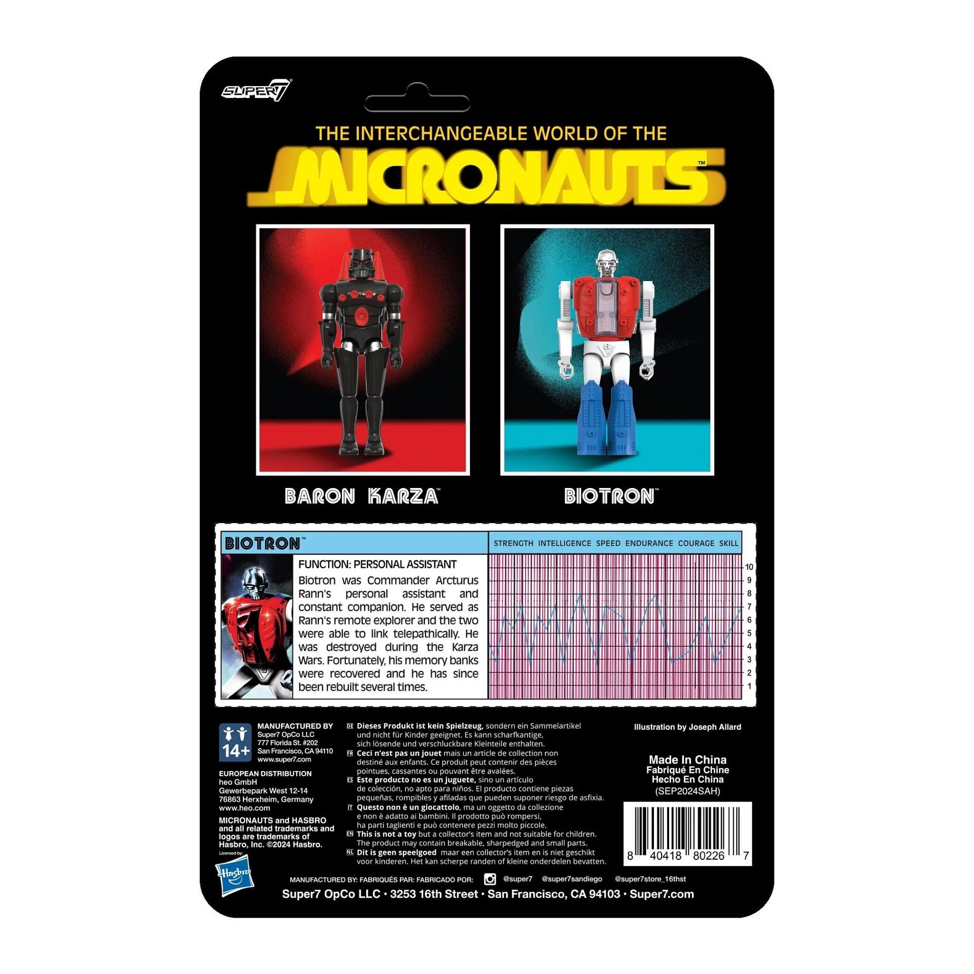Evil Rises as Super7 Unveils New Baron Karza Microauts ReAction Figure