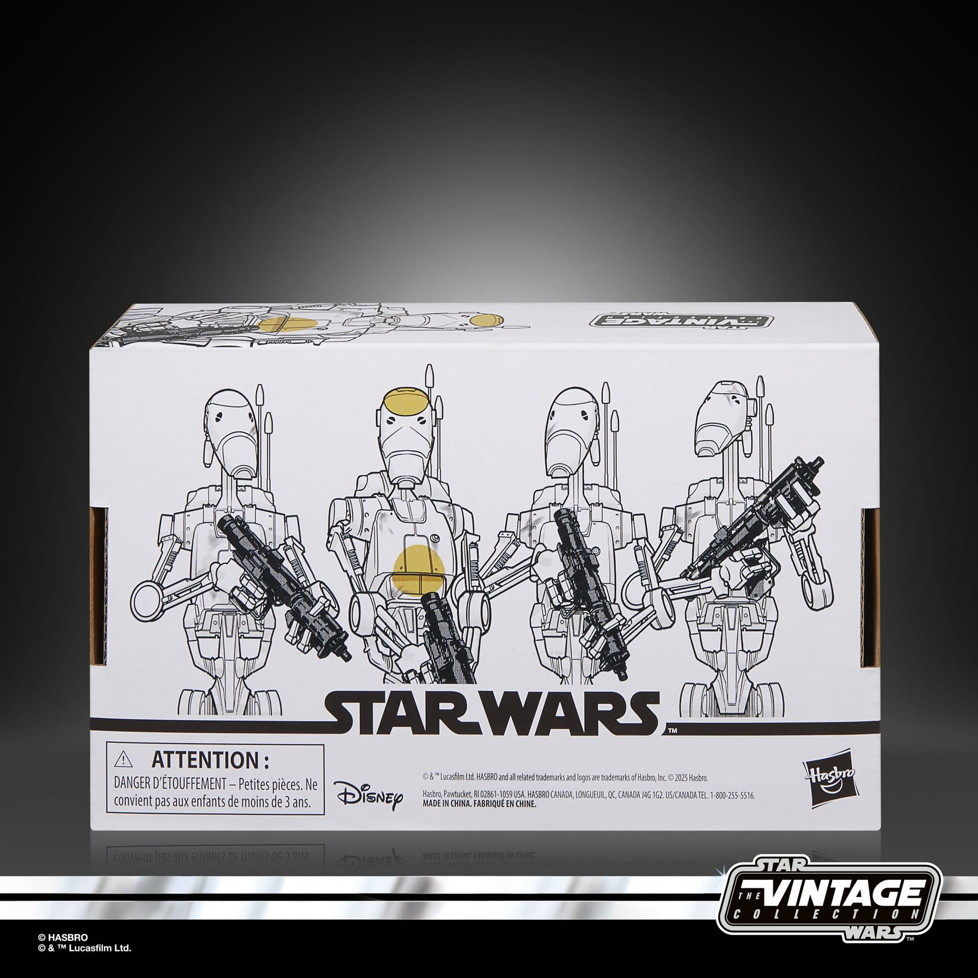 Star Wars: The Vintage Collection Battle Droid 4-Pack Coming Soon 