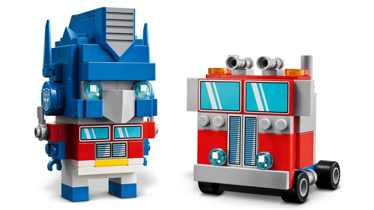 Roll Out with LEGO's New Transformers Optimus Prime Brick Headz