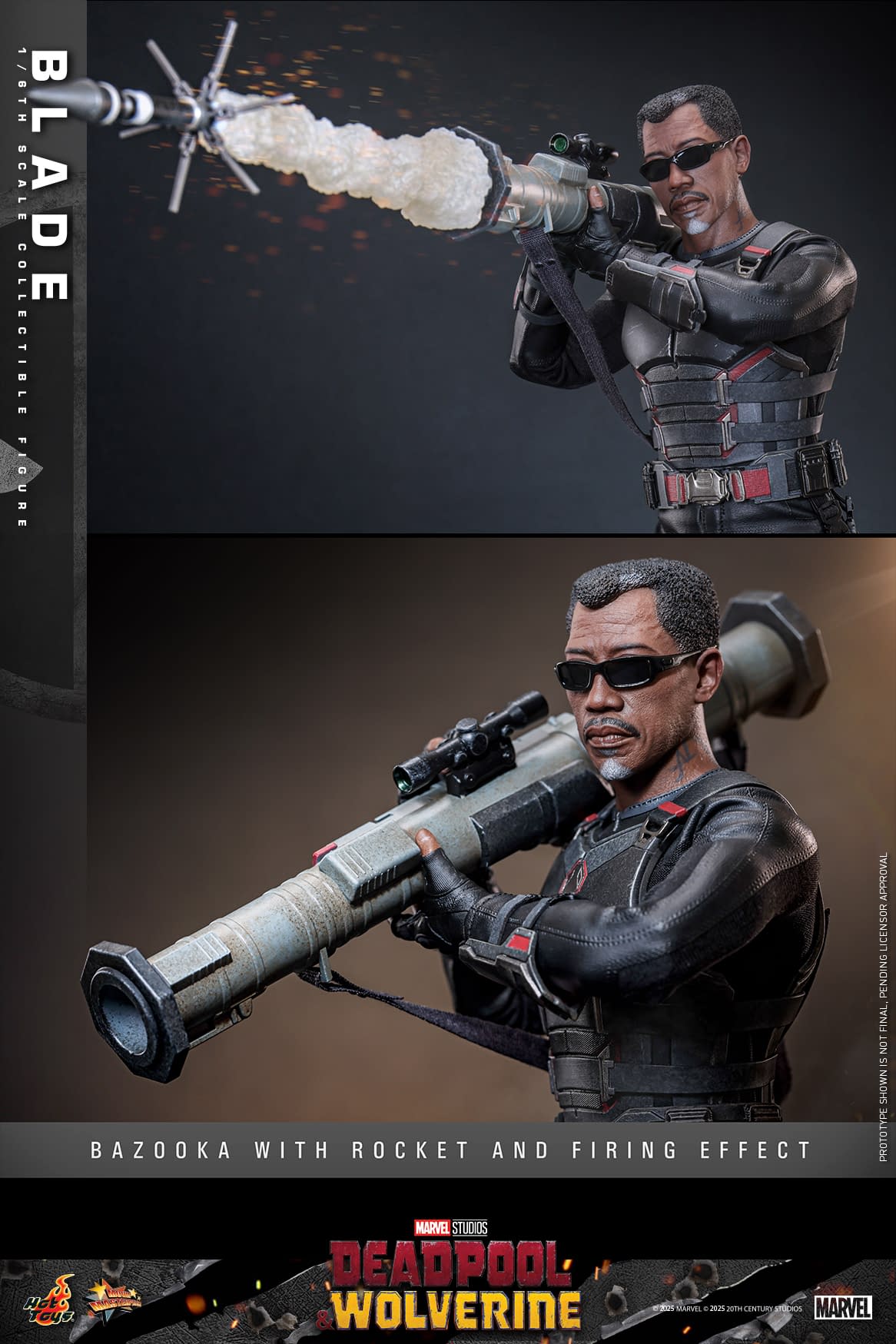 Blade is Back as Hot Toys Unveils New Deadpool & Wolverine 1/6 Figure