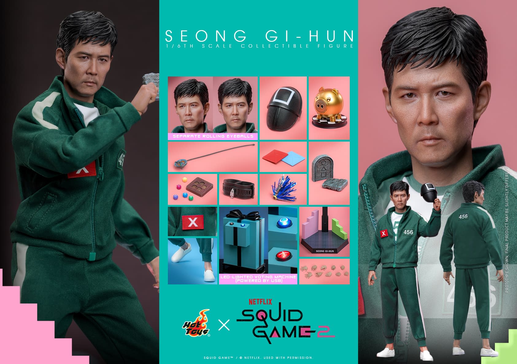 Hot Toys Enter the Squid Game with New 1/6 Seong Gi-hun Figure 