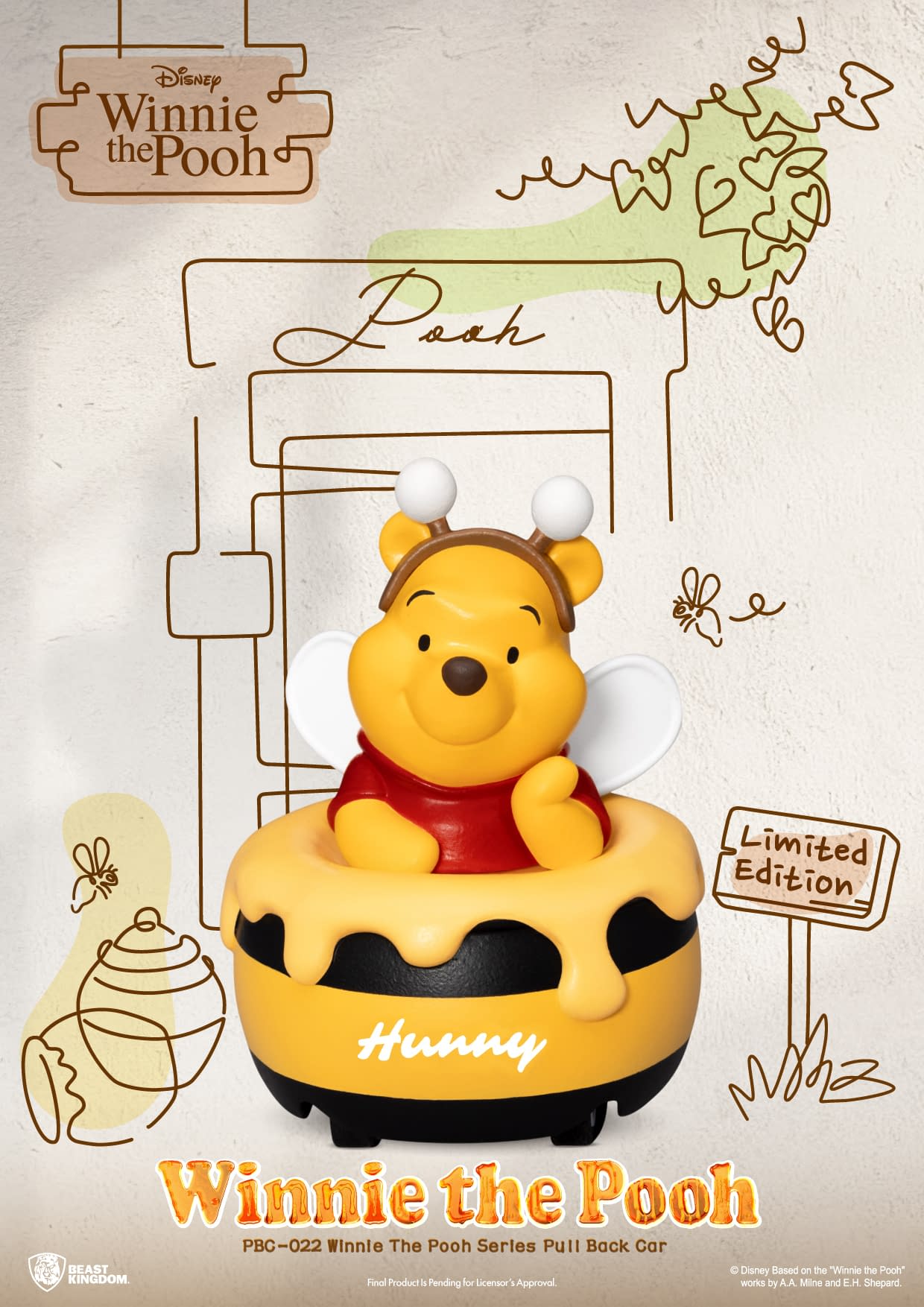 Race for the Hunny with Beast Kingdom's New Winnie the Pooh Cars