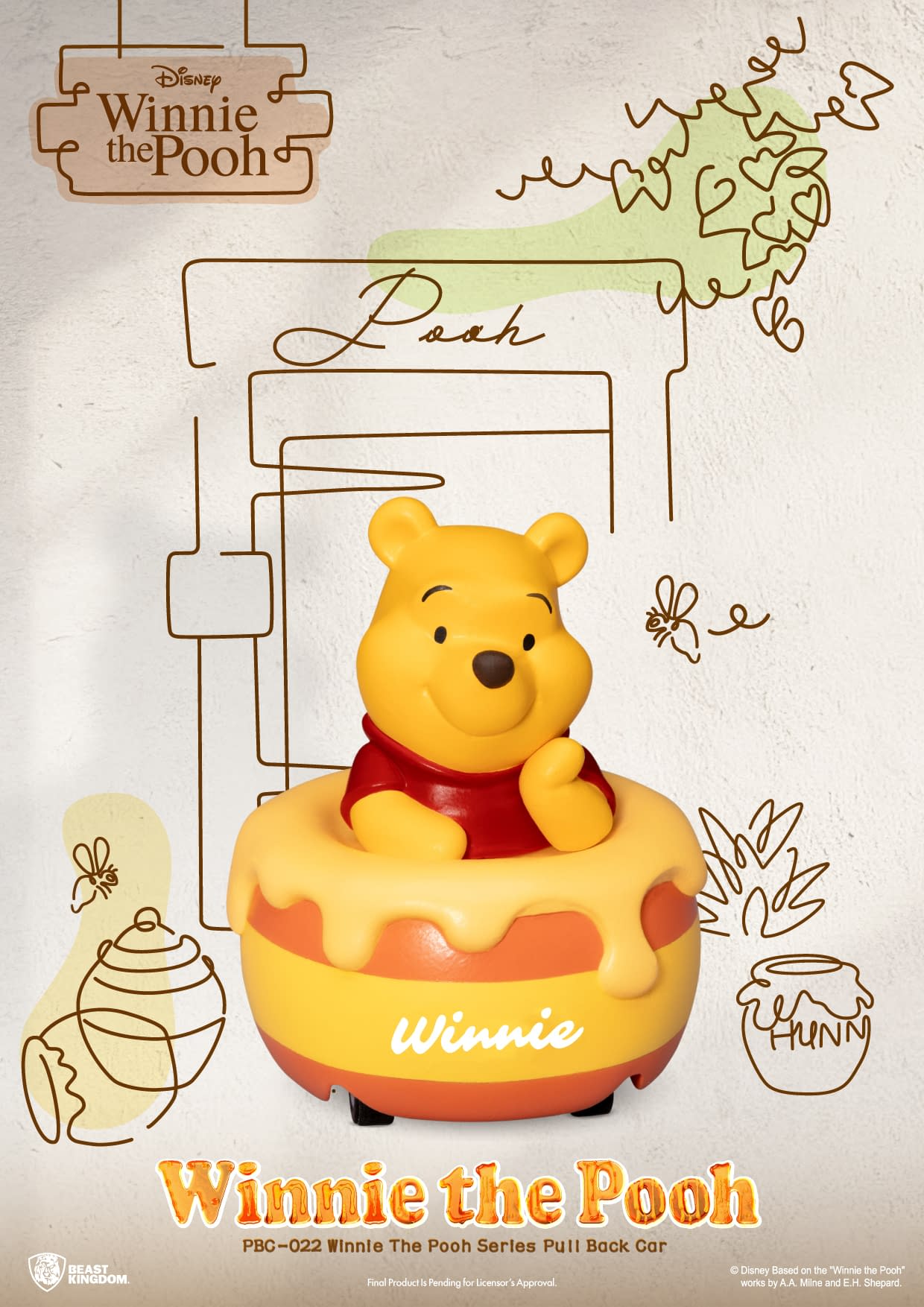 Race for the Hunny with Beast Kingdom's New Winnie the Pooh Cars