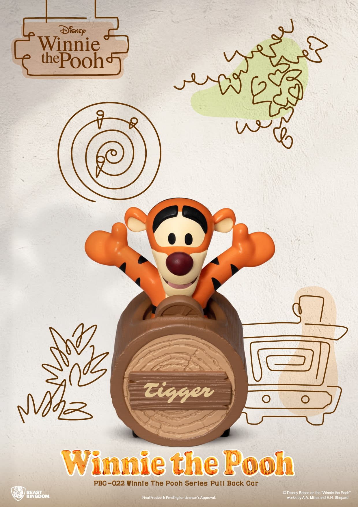 Race for the Hunny with Beast Kingdom's New Winnie the Pooh Cars