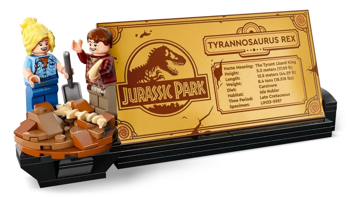 LEGO Unveils New Jurassic Park Dinosaur Fossils: Tyrannosaurus Rex