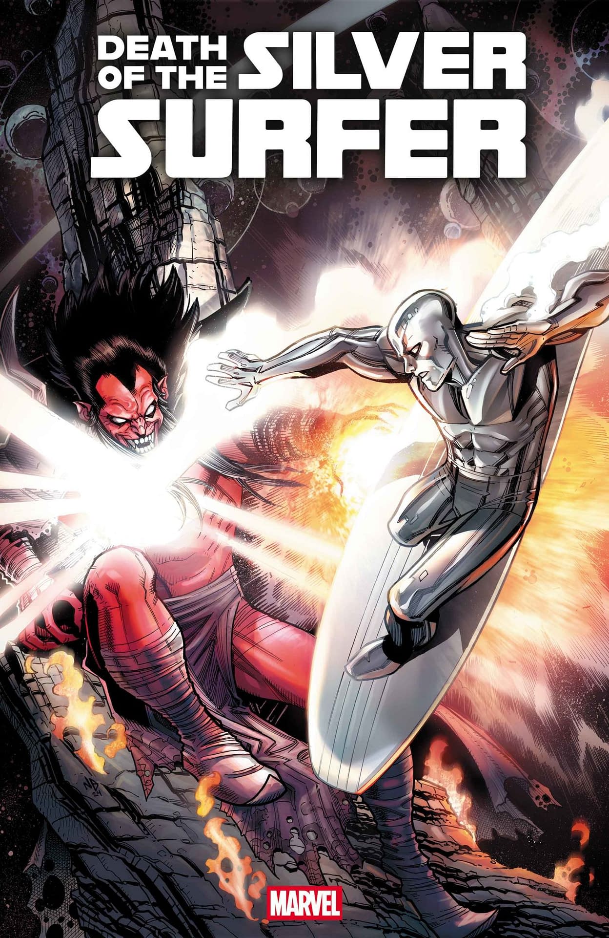 Spider Man Silver Surfer Death