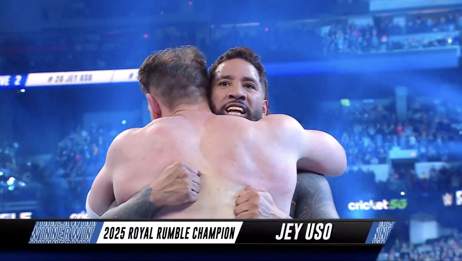 Jey Uso Wins Men's Royal Rumble and John Cena's Heart