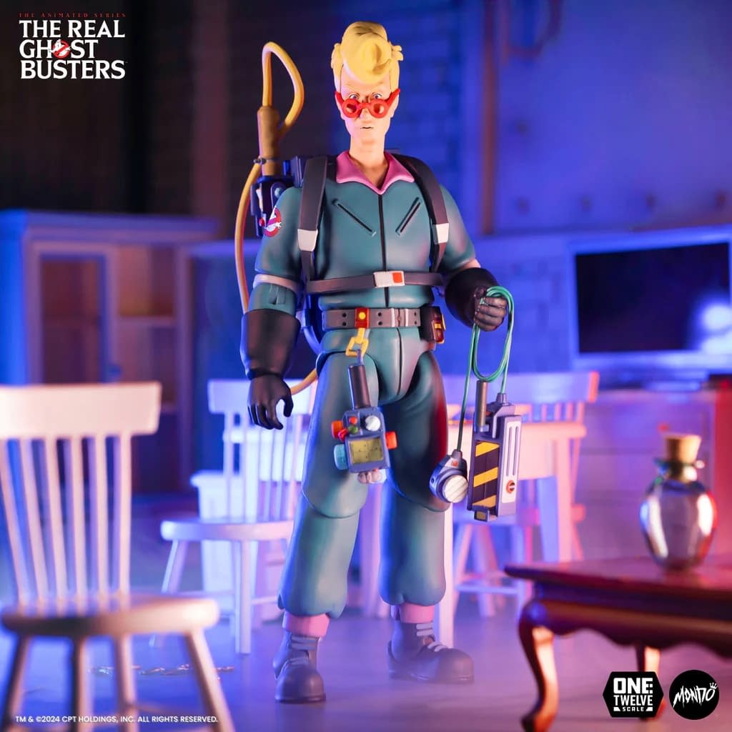 Mondo Unveils New The Real Ghostbusters 1/12 Scale Egon Spengler