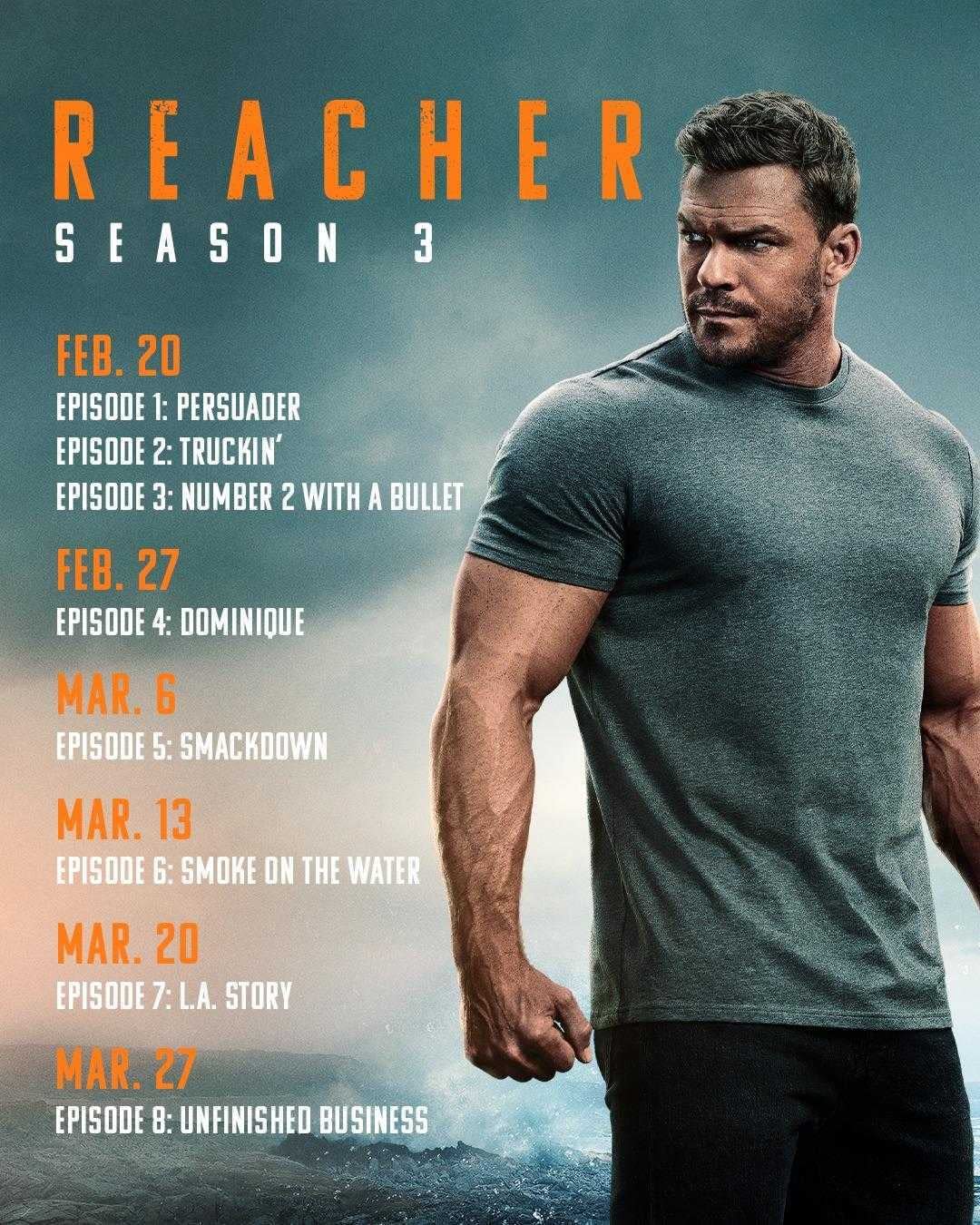 Reacher Season 3 Preview: Neagley's Concerned; Ep. Titles Released