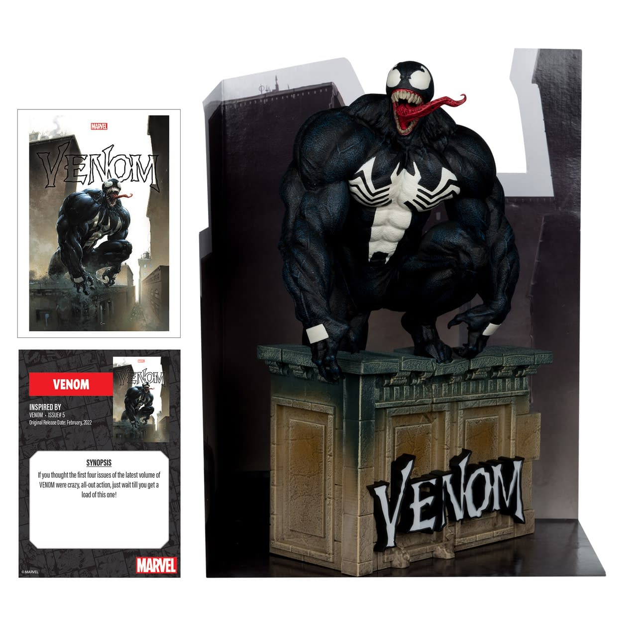 McFarlane Toys Unleashes Venom with New Marvel Comics 1/6 Statue 