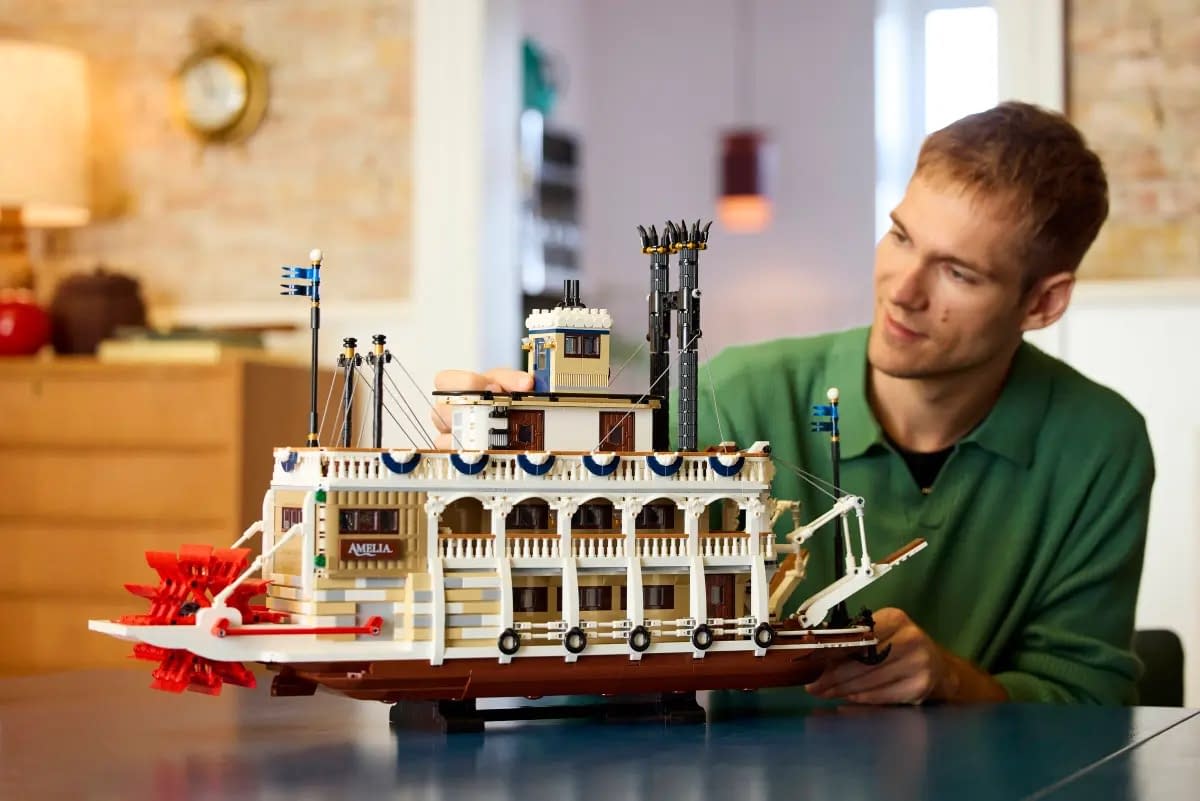 Take A Trip Down the River with the New LEGO Ideas River Steamboat