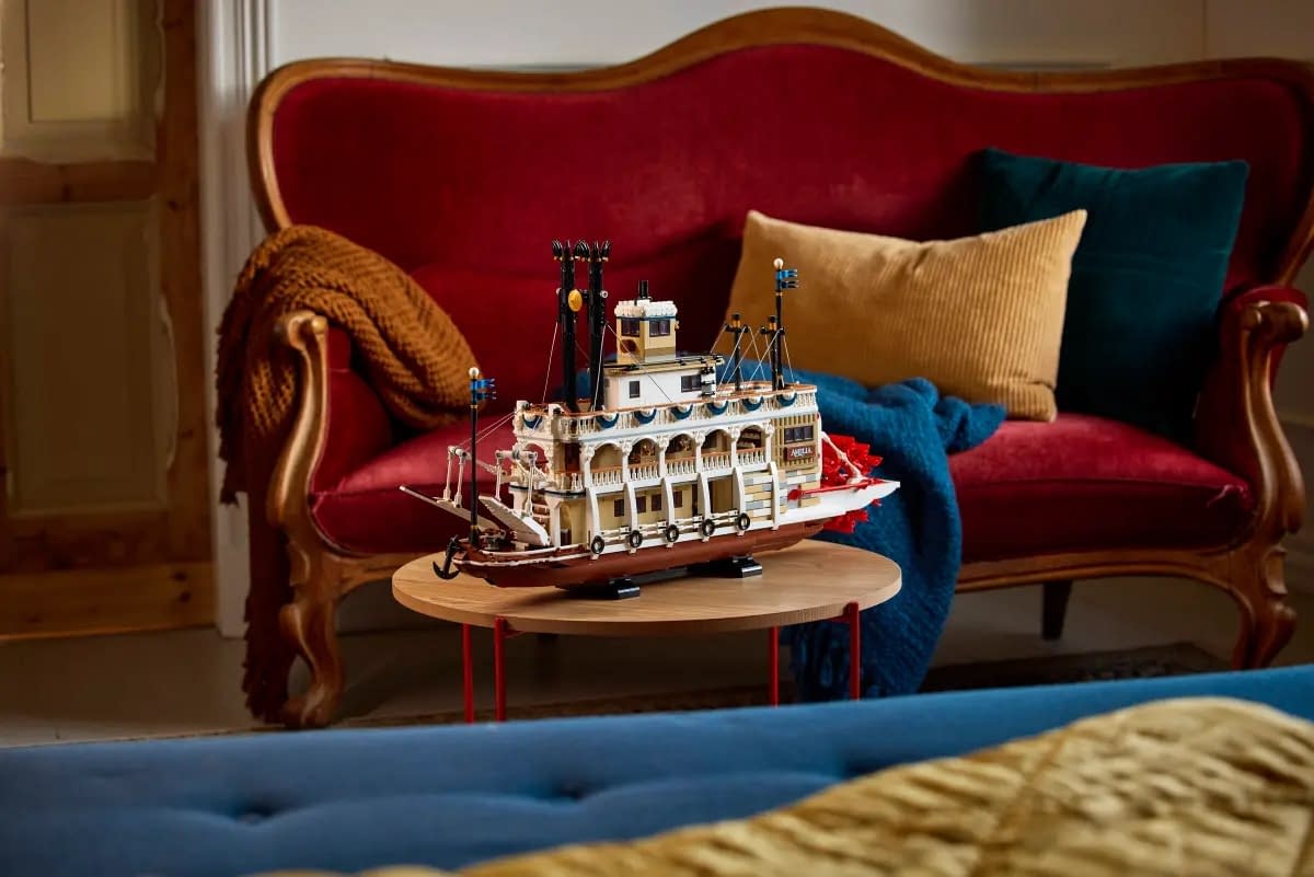 Take A Trip Down the River with the New LEGO Ideas River Steamboat