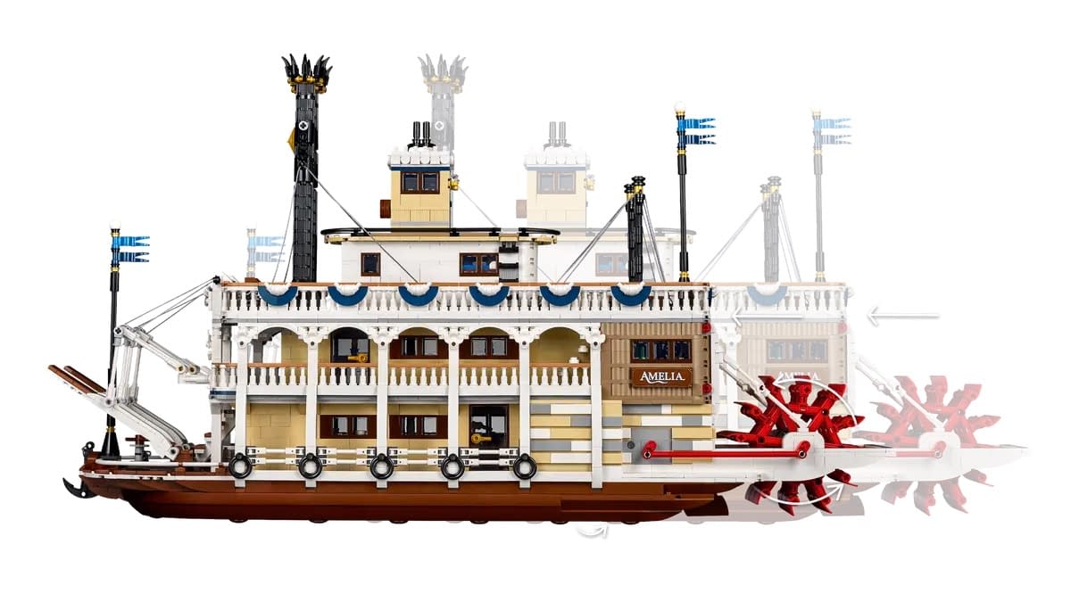 Take A Trip Down the River with the New LEGO Ideas River Steamboat