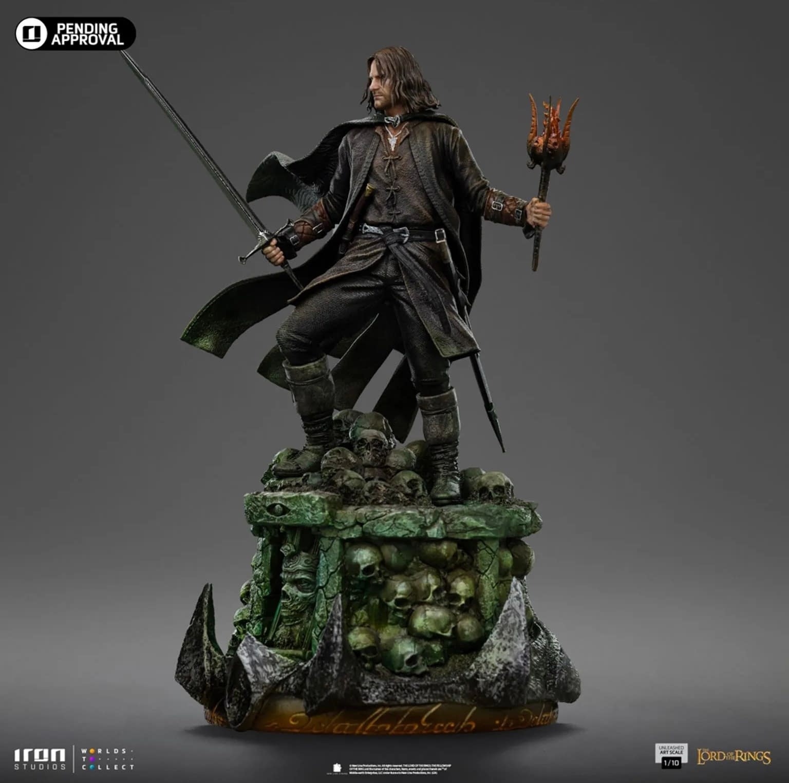 Aragorn is Unleashed with New Lord of the Rings Iron Studios Statue 