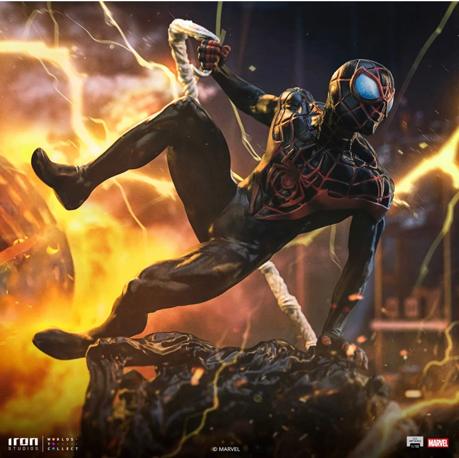 Miles Morales Joins Iron Studios Spider-Man vs Villains Diorama