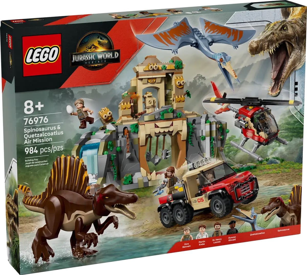The Spinosaurus Arrives with LEGO's New Jurassic Park Rebirth Set 