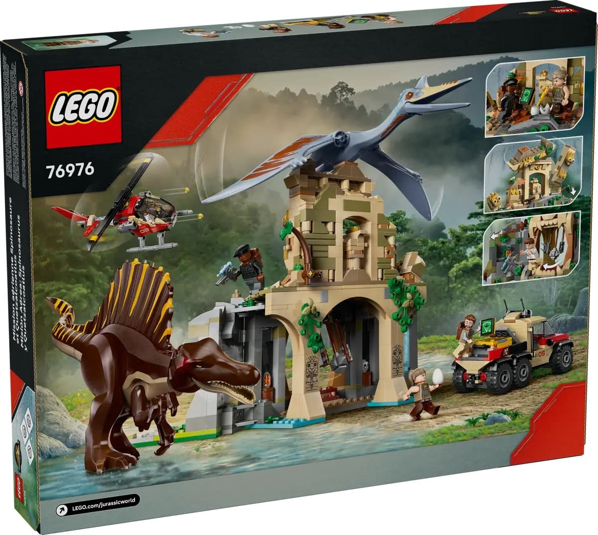 The Spinosaurus Arrives with LEGO's New Jurassic Park Rebirth Set 