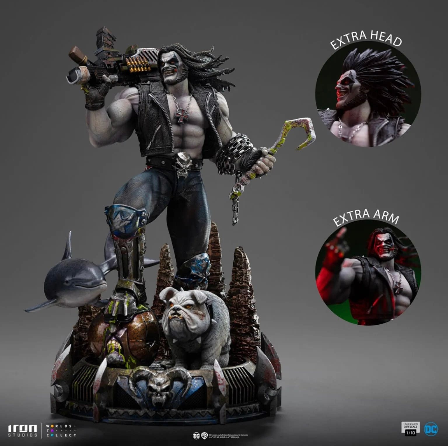 Iron Studios Debuts New DC Comics Unleashed Statue with Lobo
