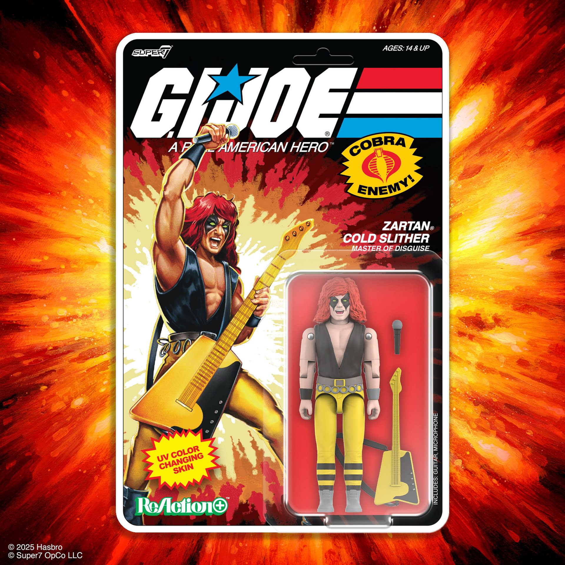G.I.Joe Cold Slither Zartan ReAction+ Figure Unveiled by Super7 