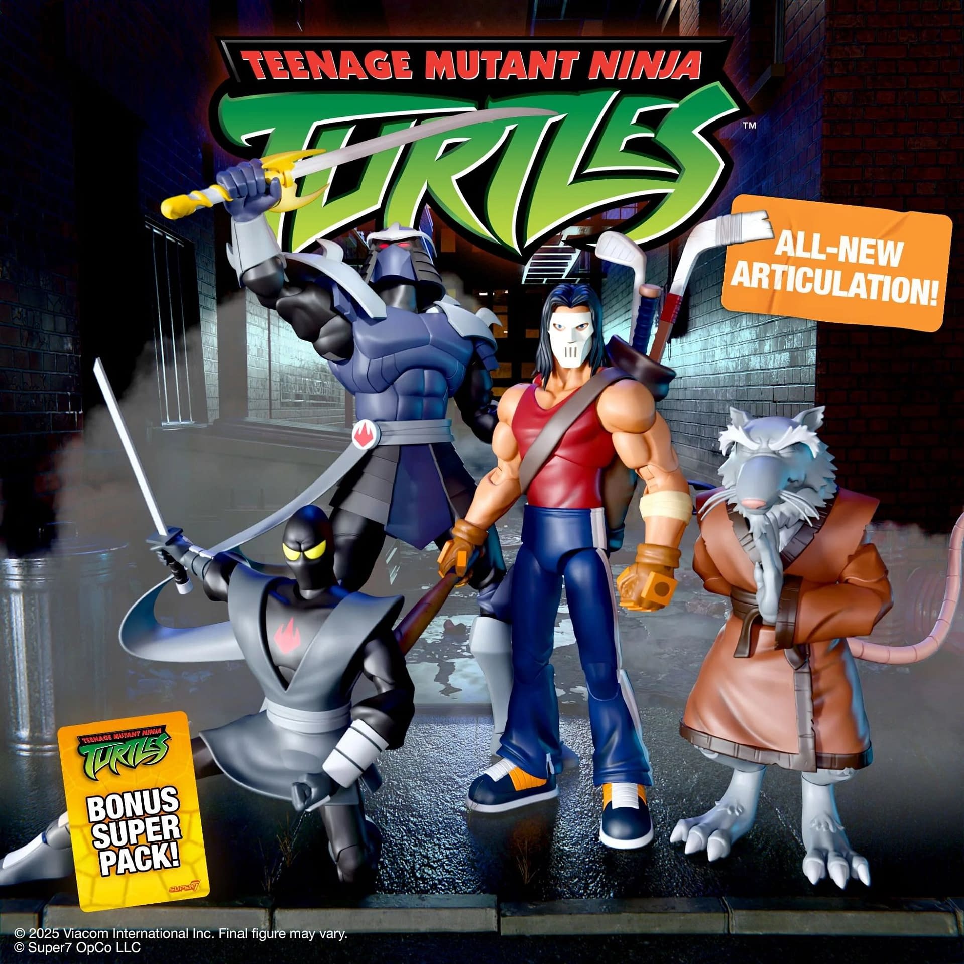 Master Spliter Arrives with Super7's Teenage Mutant Ninja Turtles