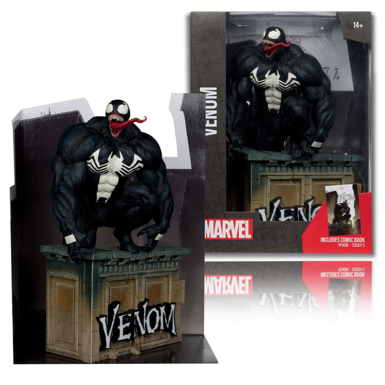 McFarlane Toys Unleashes Venom with New Marvel Comics 1/6 Statue 