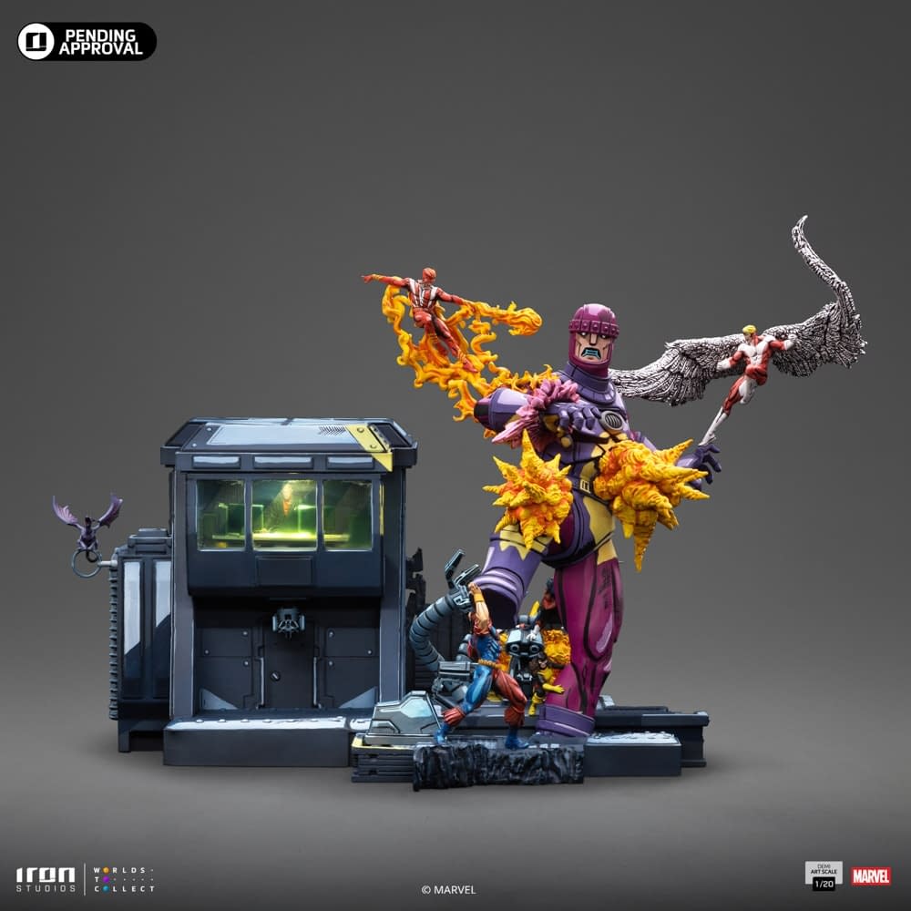 Iron Studios Debuts New Marvel Comics X-Men Danger Room B Statue 