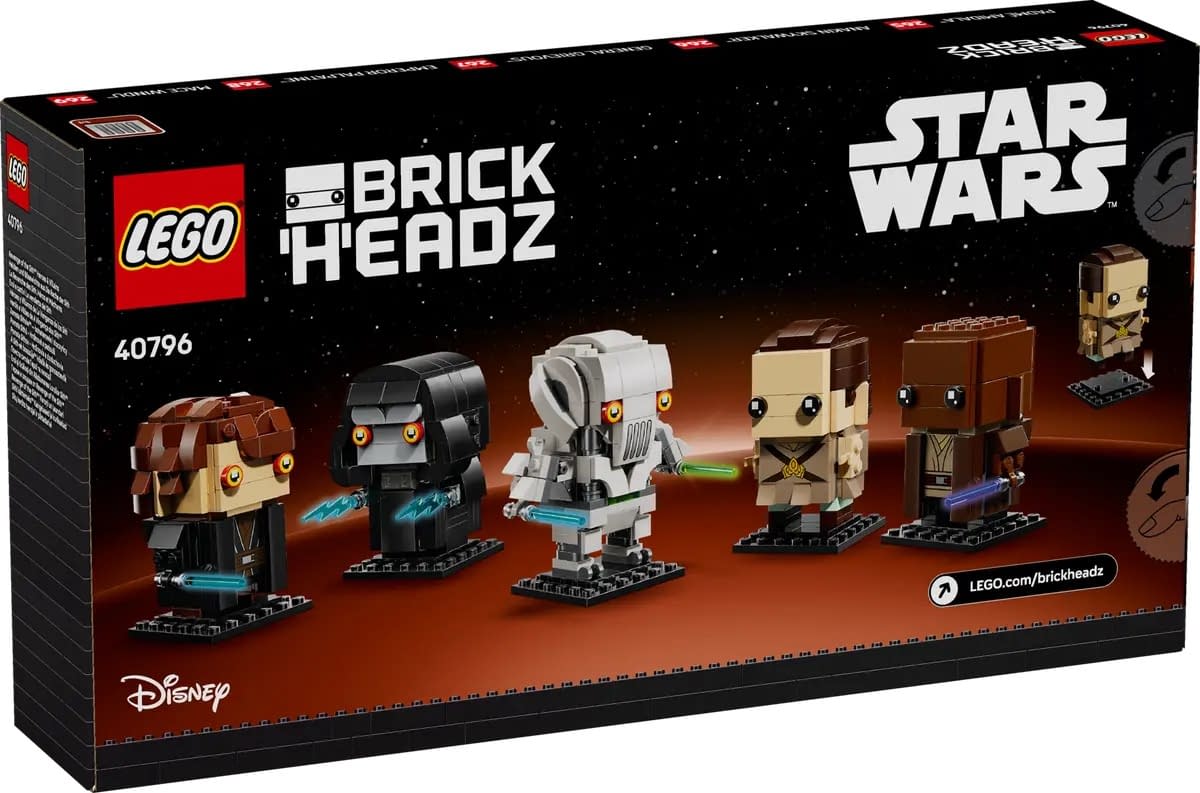 LEGO BrickHeadz Revenge of the Sith Heroes & Villains Set Revealed 