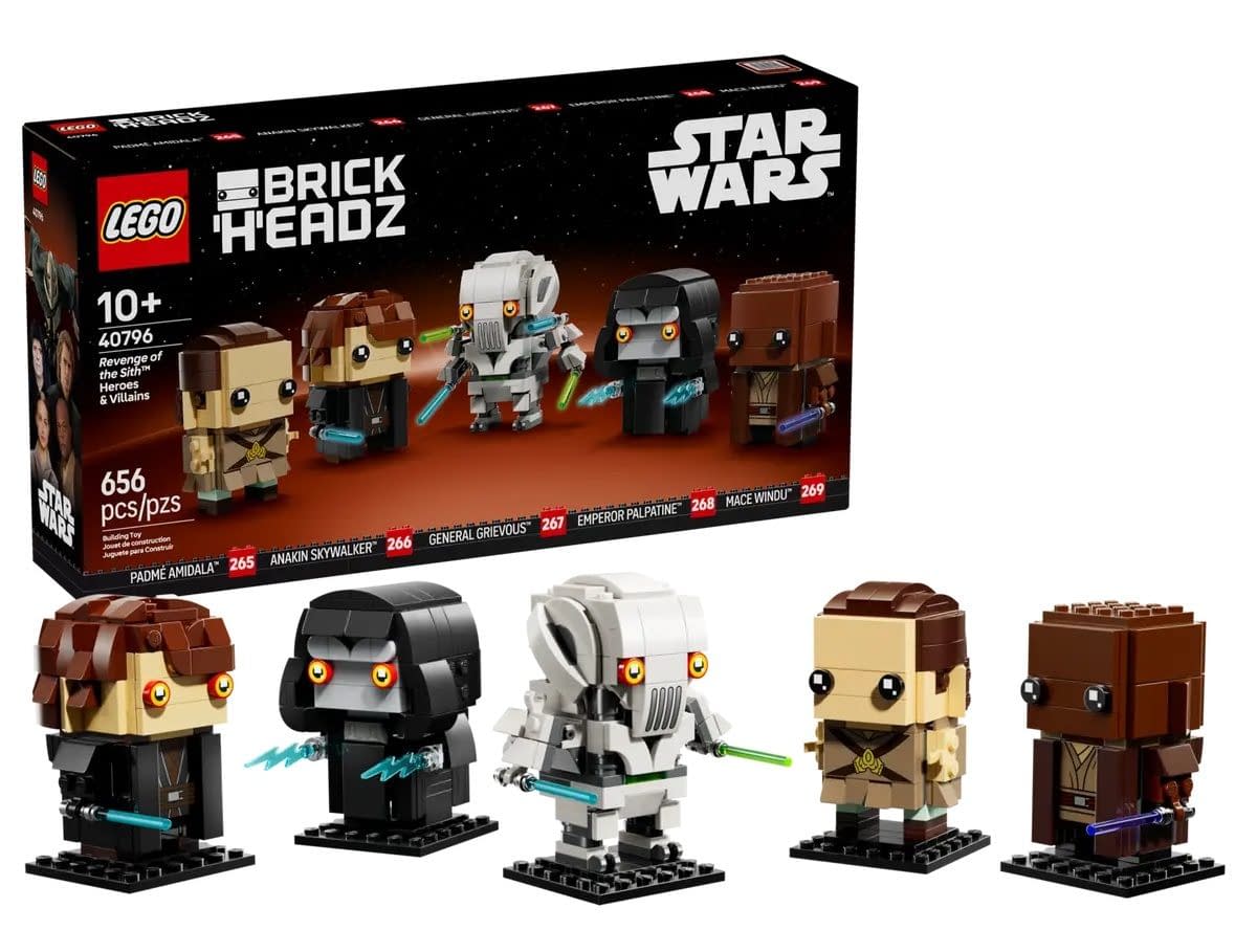 LEGO BrickHeadz Revenge of the Sith Heroes & Villains Set Revealed 