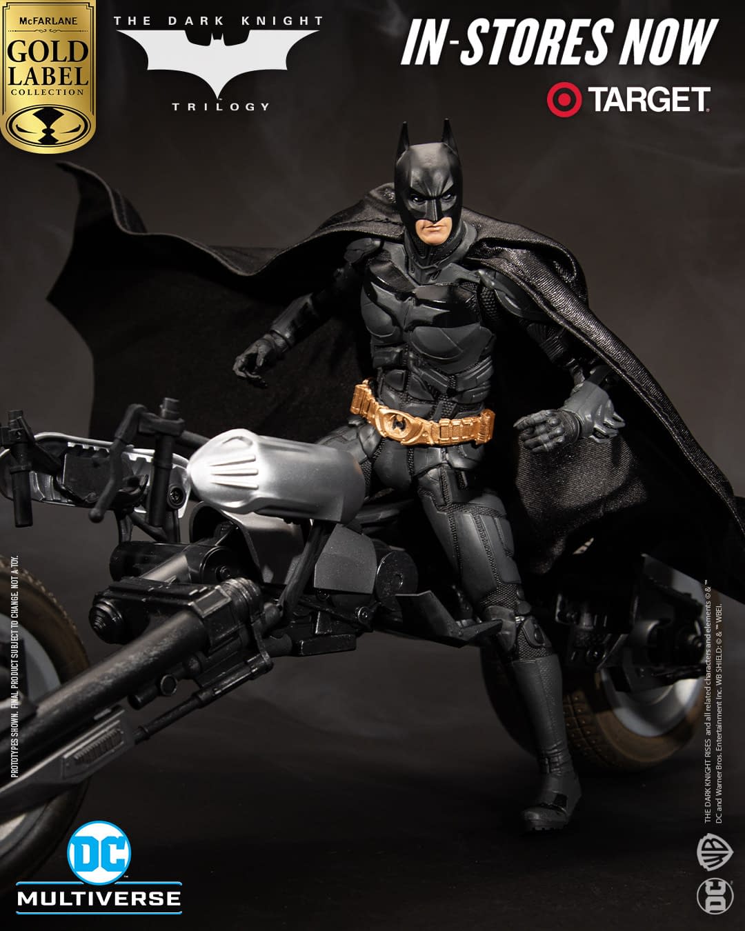 The Dark Knight Rises Batpod and Batman Arrives from McFarlane 