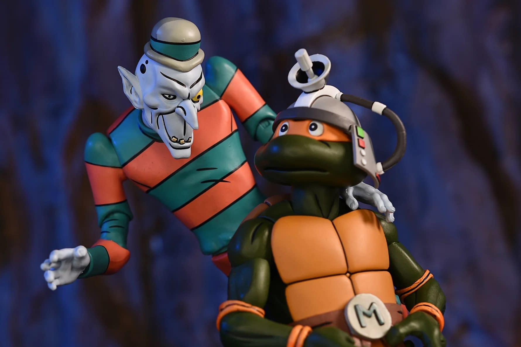 NECA Reveals New TMNT Cartoon Creepy Eddie & Shibano-Sama 2-Pack