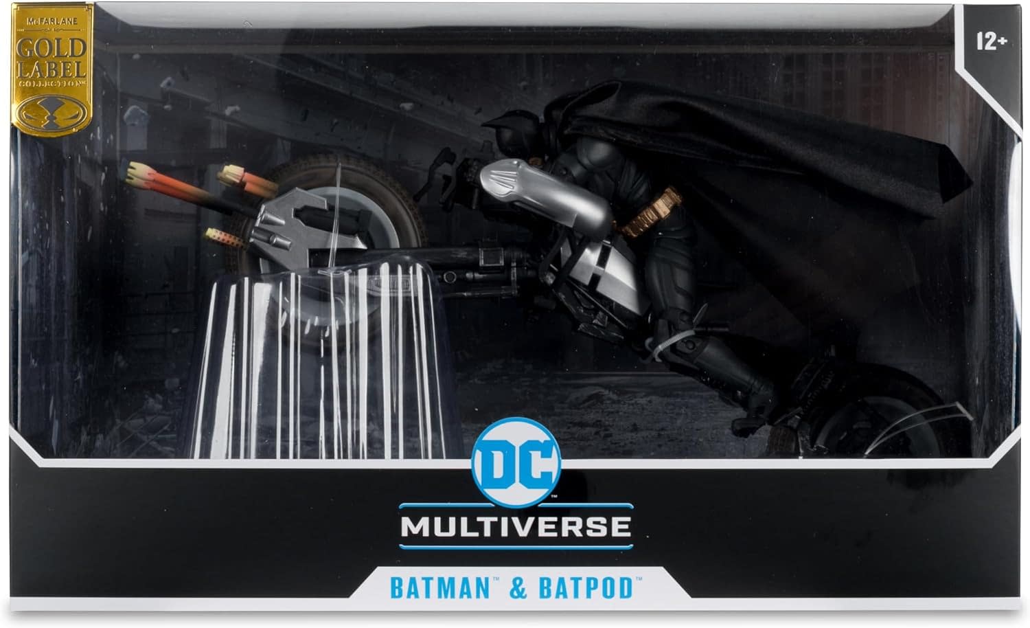 The Dark Knight Rises Batpod and Batman Arrives from McFarlane 