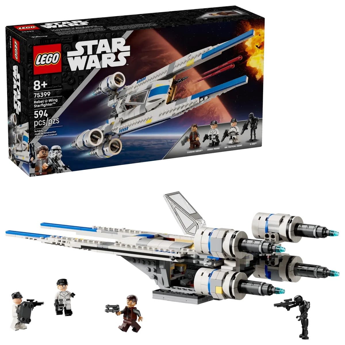 New Star Wars: Andor Season 2 U-Wing Starfighter Lands at LEGO