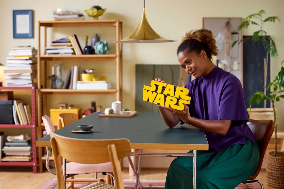 Embrace the Force with LEGO's New Brick-Built Star Wars Logo