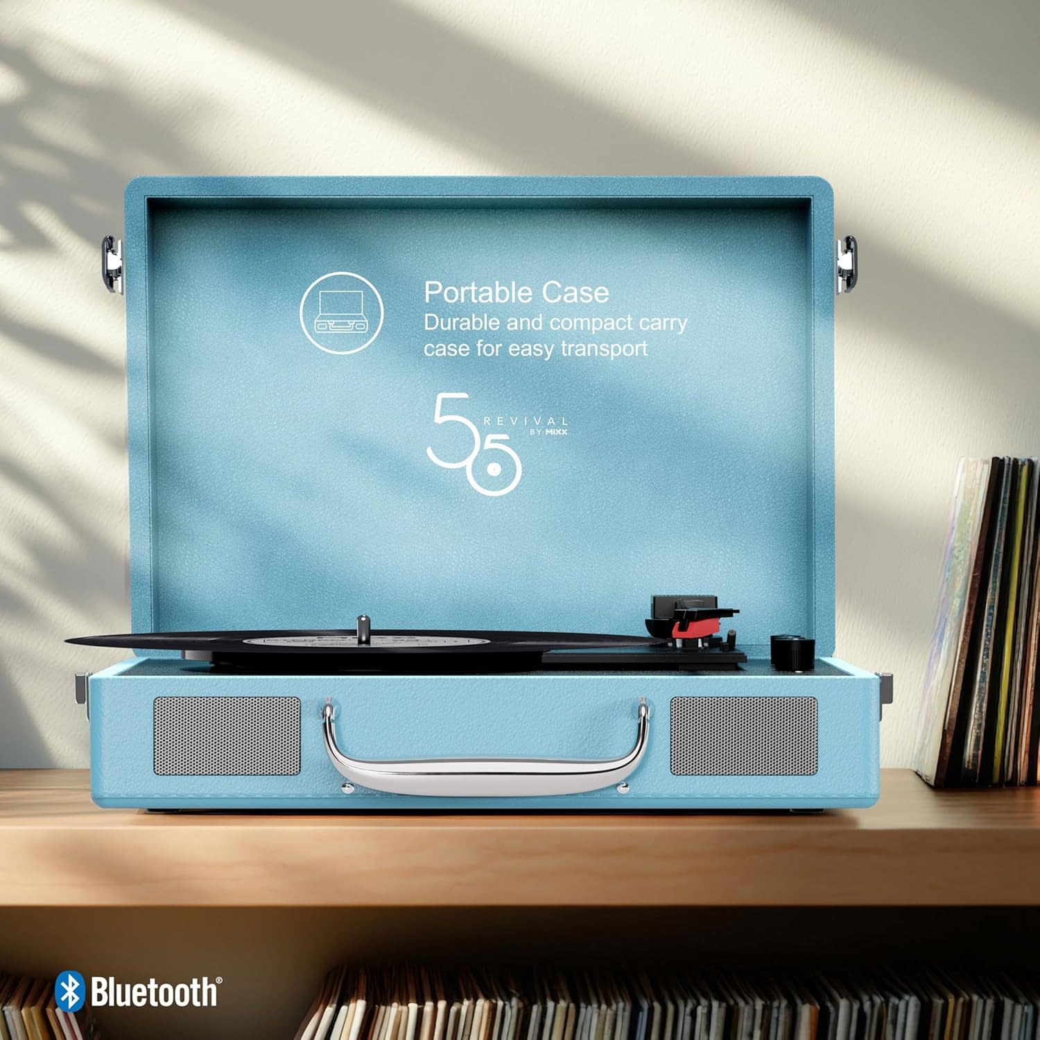 MIXX Revival 65 Vinyl Record Player Keeps Music History Alive 