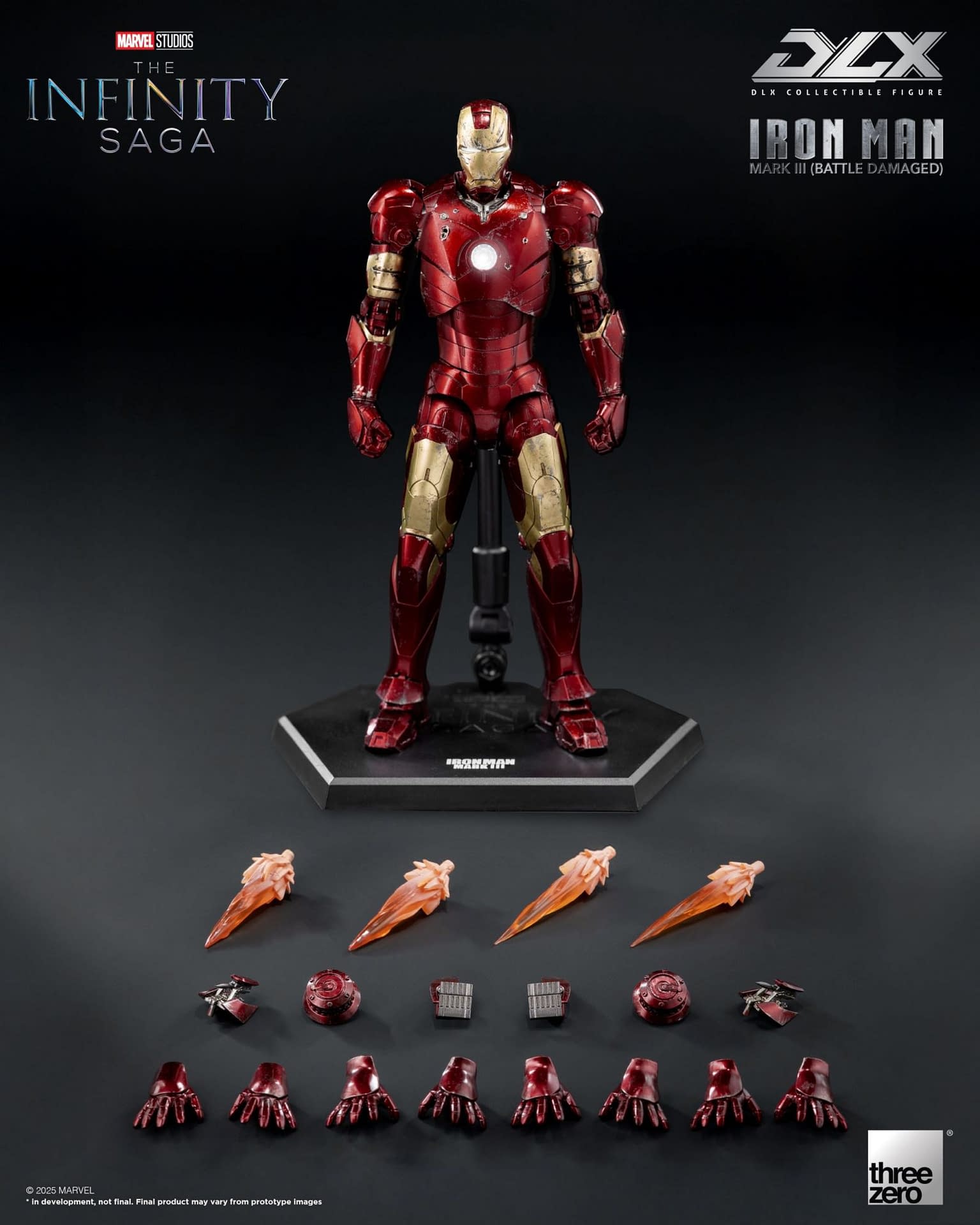 Battle Damaged Iron Man Mark 3 Figure Coming Soon from threezero