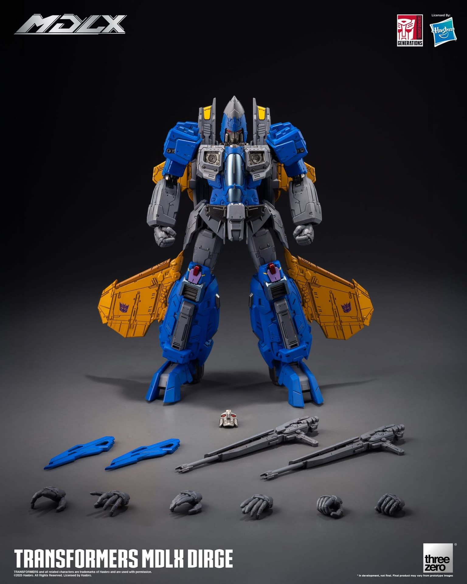 New Transformers MDLX Decepticon Arrives at threezero with Dirge 