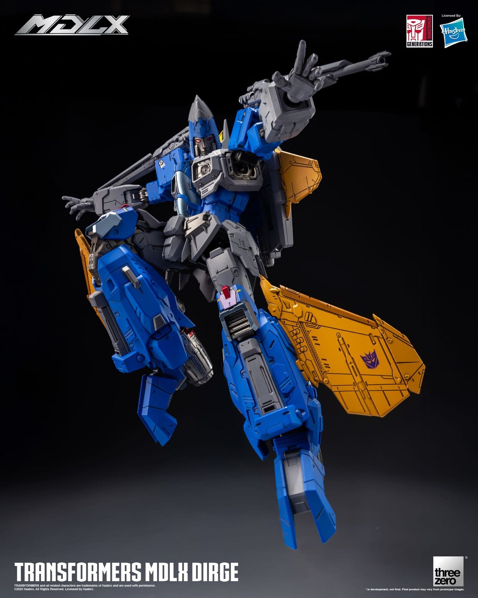 New Transformers MDLX Decepticon Arrives at threezero with Dirge 