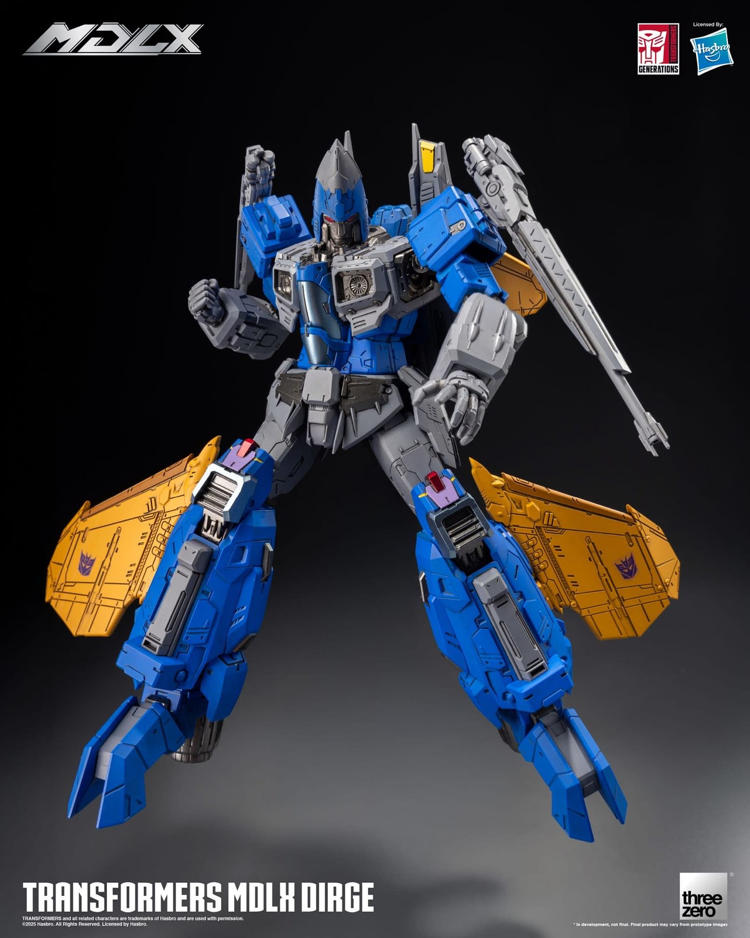 New Transformers MDLX Decepticon Arrives at threezero with Dirge 