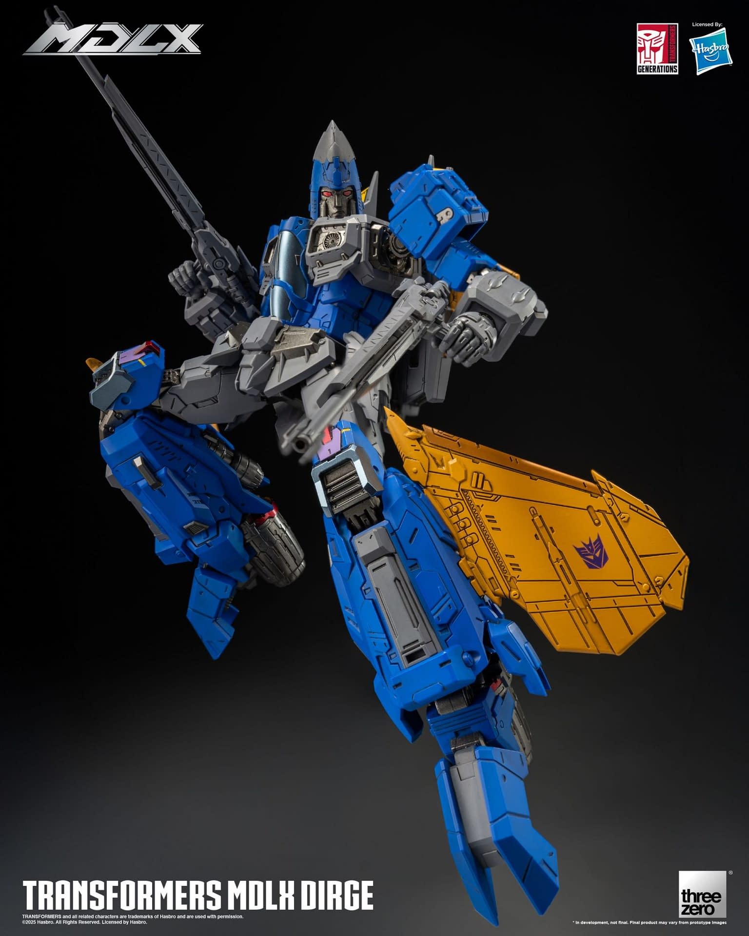 New Transformers MDLX Decepticon Arrives at threezero with Dirge 