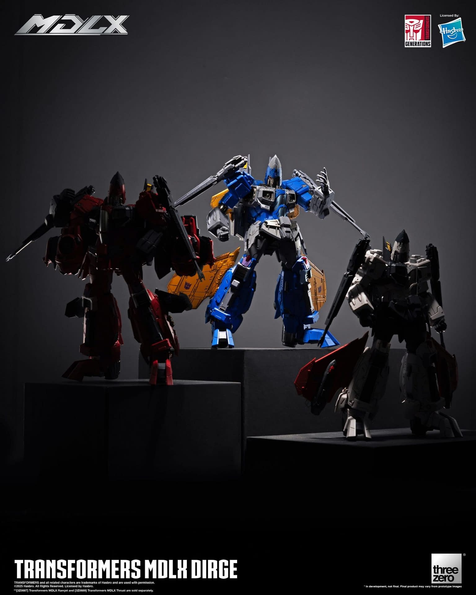New Transformers MDLX Decepticon Arrives at threezero with Dirge 