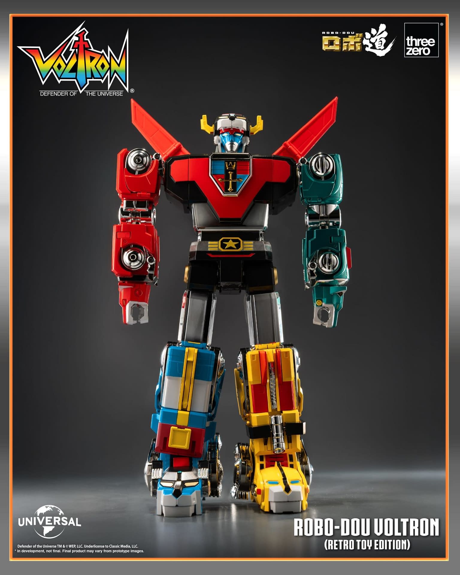 Voltron: Defender of the Universe (Retro Toy Edition) Hits Threezero 
