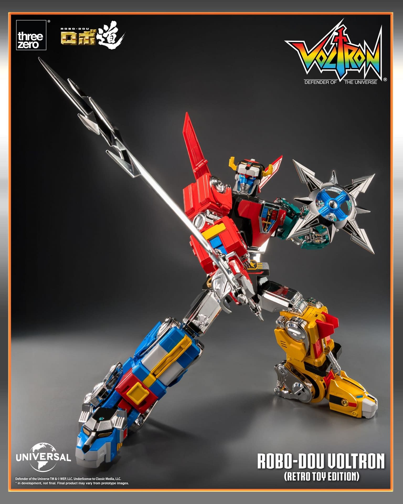 Voltron: Defender of the Universe (Retro Toy Edition) Hits Threezero 